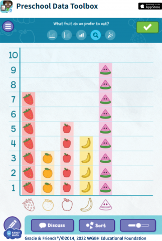 screenshot of preschool data toolbox.